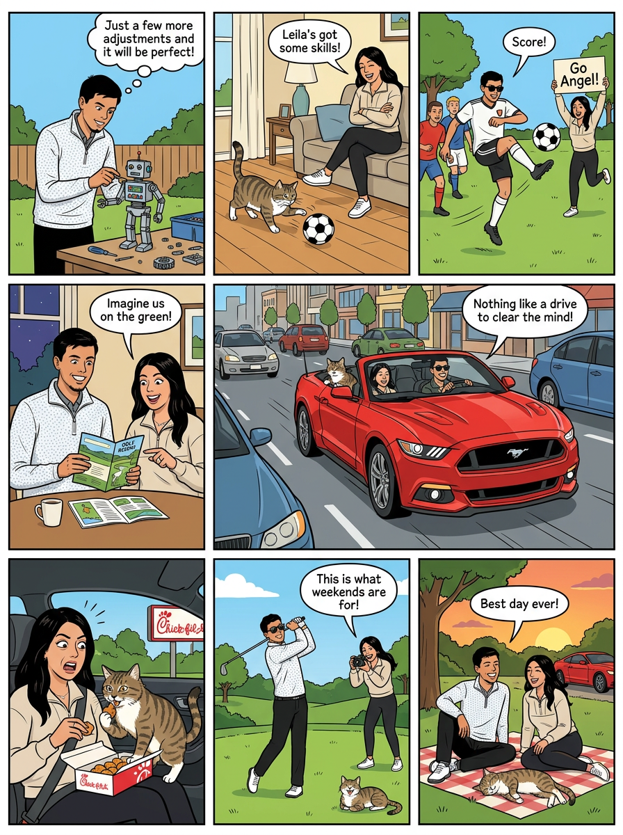 Comic story board