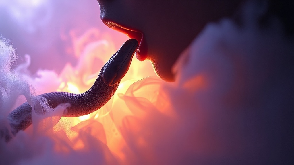 Sonhar com Cobra Saindo da Boca: Simbolismo Profundo