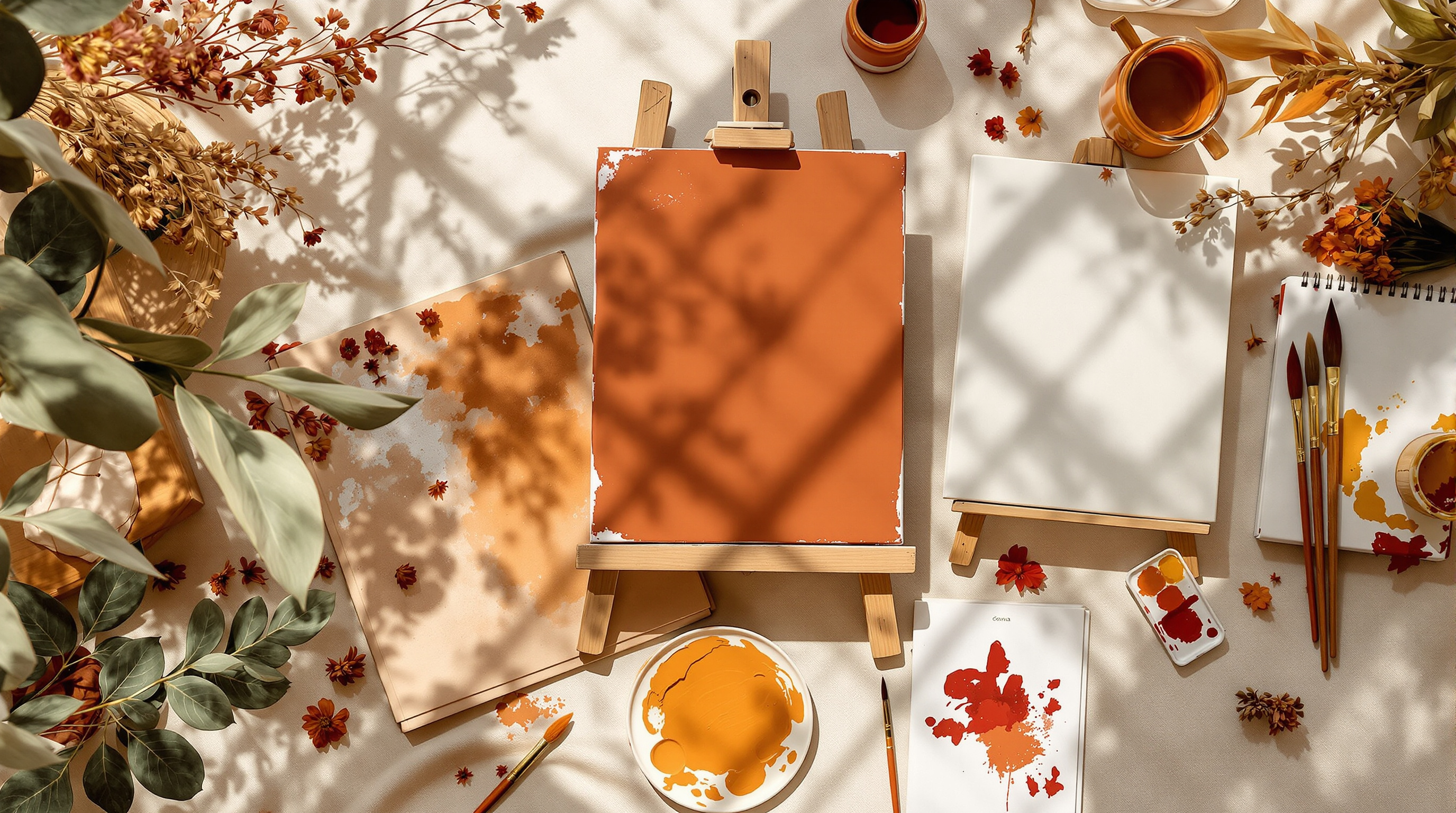 No necesitas saber pintar.