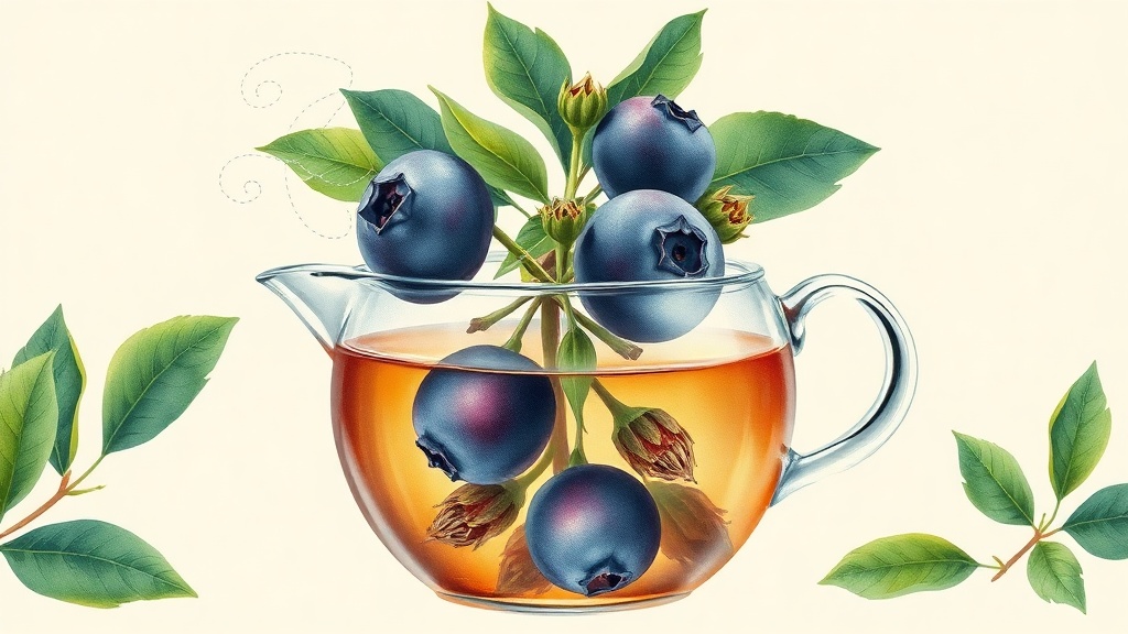 Chá de Mirtilo e Blueberry: Benefícios para Visão