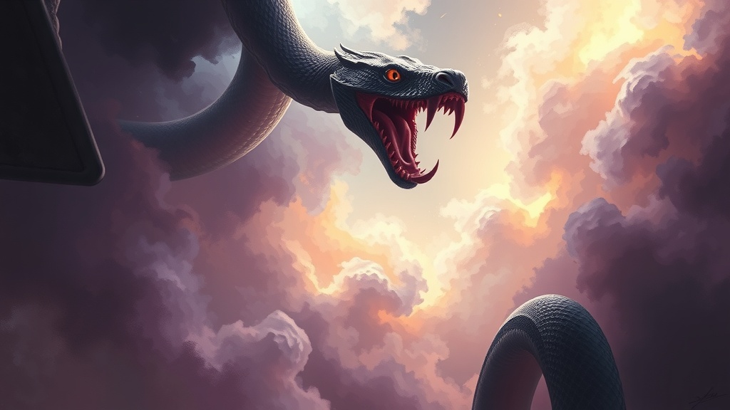 Sonhar com Cobra Mordendo: Simbolismo e Aviso Espiritual
