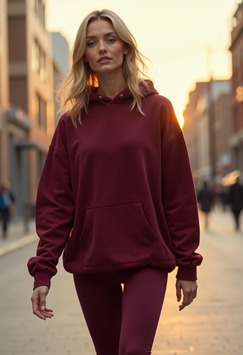 Celynia Fallwinter Loose-fit Drop-shoulder Pullover Top lifestyle