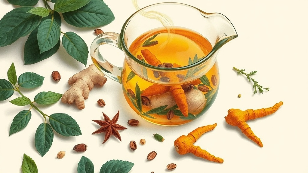 Chá de Gengibre e Cúrcuma: Propriedades Anti-inflamatórias