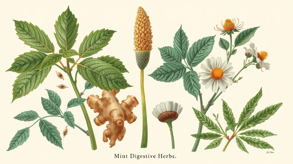 Plantas Medicinais para Problemas Digestivos
