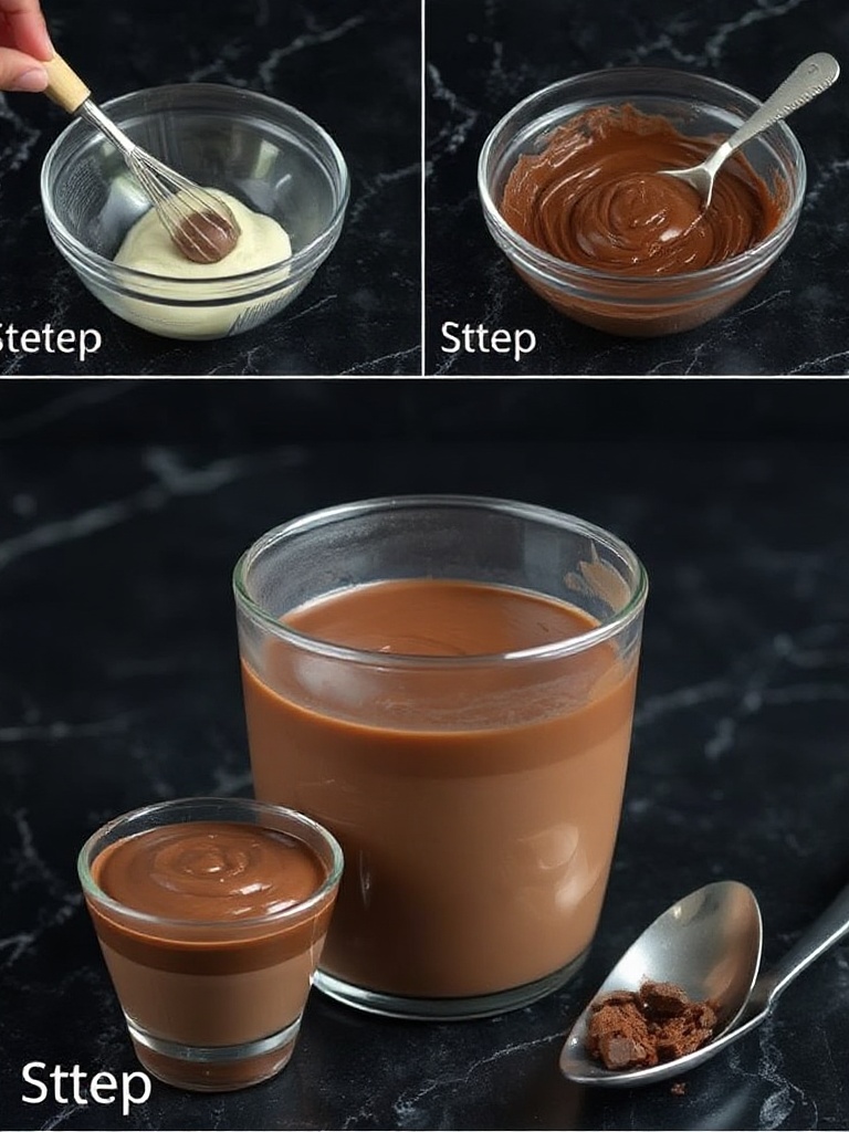 recette mousse au chocolat facile preparation