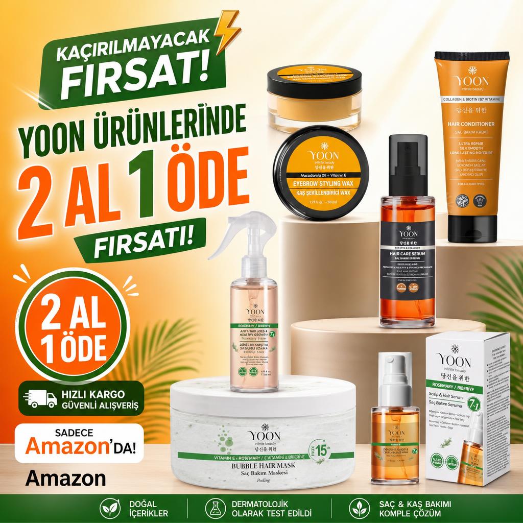 YOON ÜRÜNLERİNDE 2 AL 1 ÖDE FIRSATI!