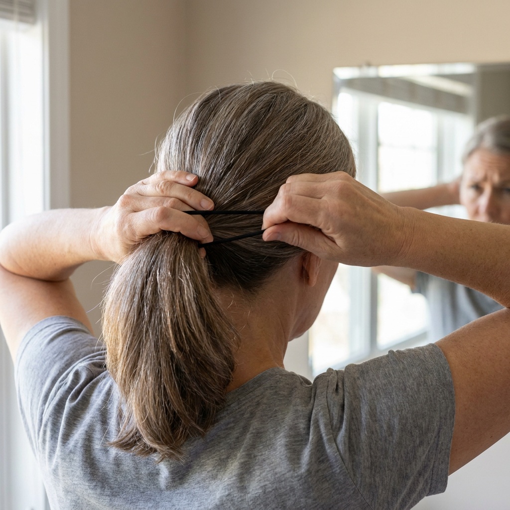 Ponytail wrapping extra times