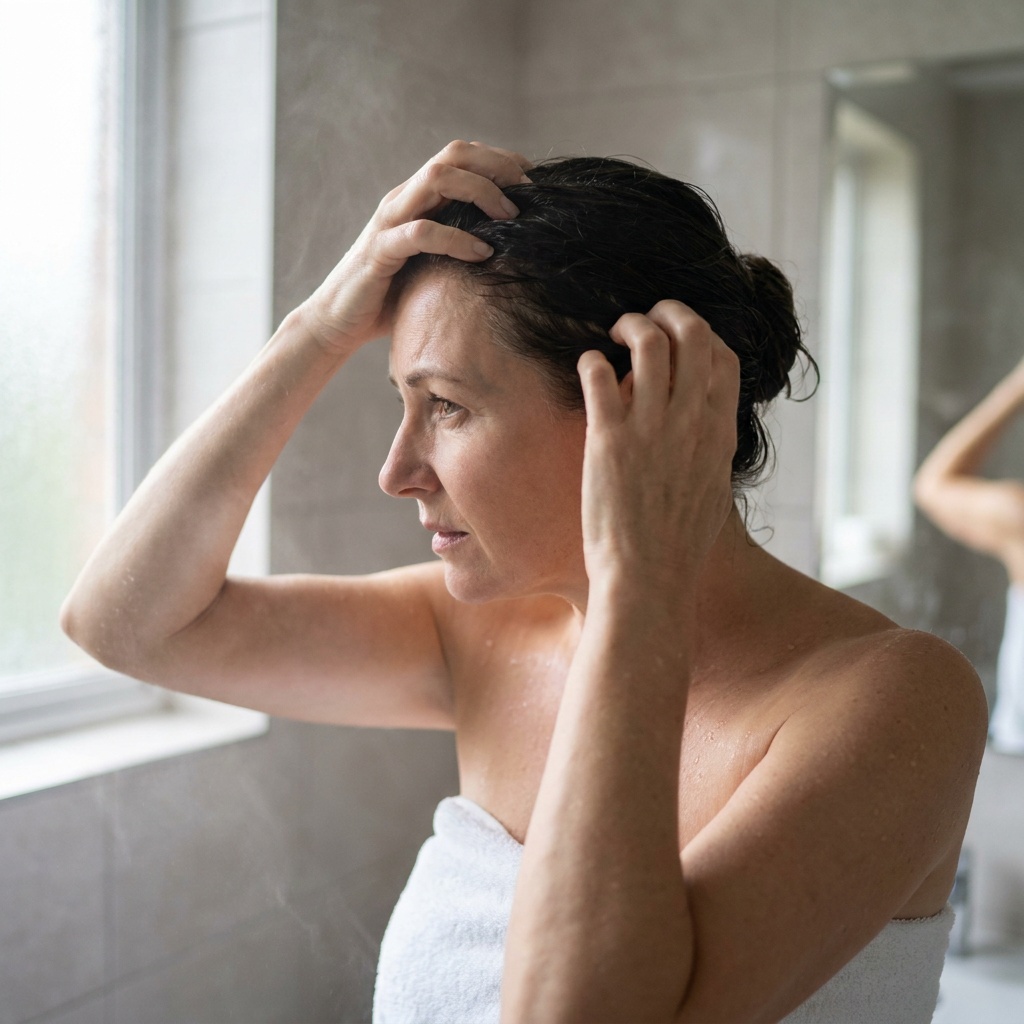 Calm scalp after showering