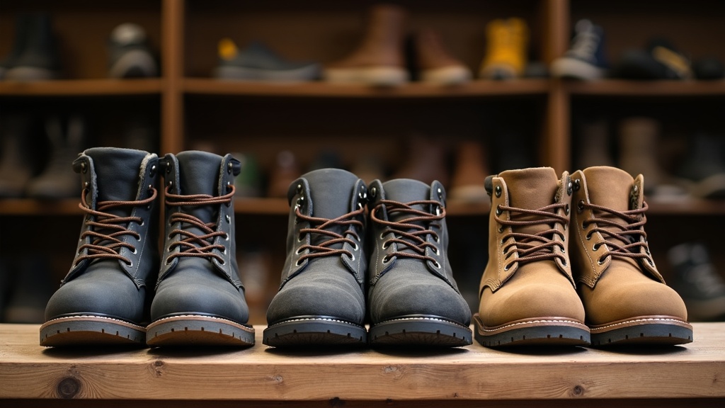 Comparación de botas de seguridad para electricista con diferentes puntas