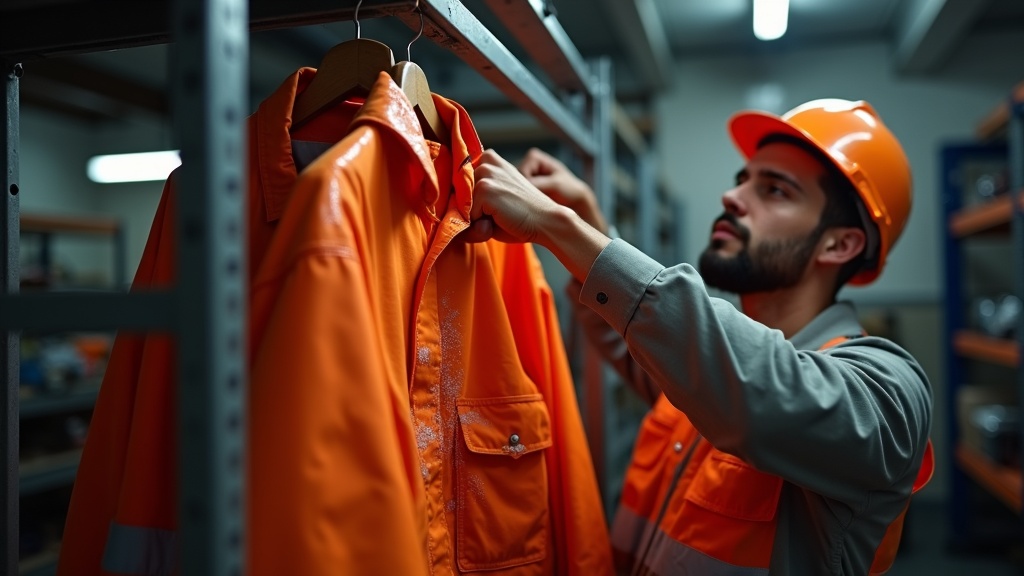 Cómo limpiar y mantener ropa de trabajo industrial
