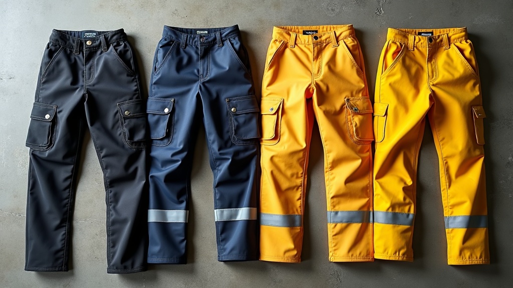 Tipos de pantalones de trabajo comparados