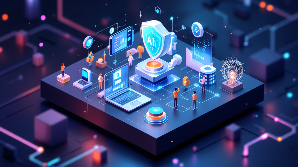 AI cybersecurity tools enhancing small business protection in 2026, digital security, and AI technology.