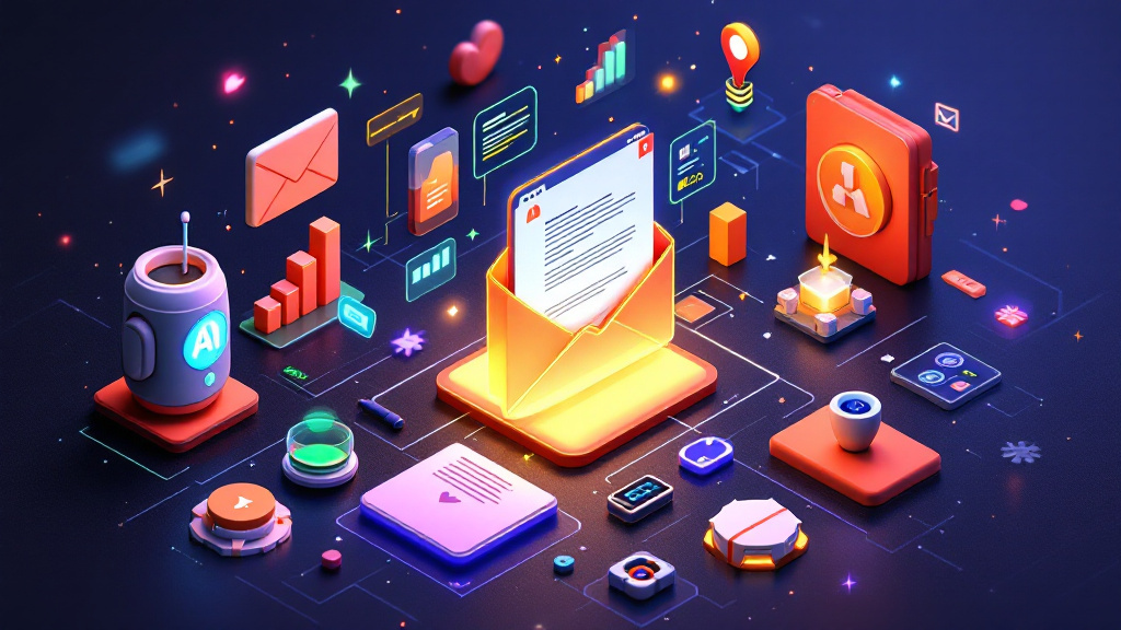 Hero image showcasing AI-powered email automation tools for small business efficiency