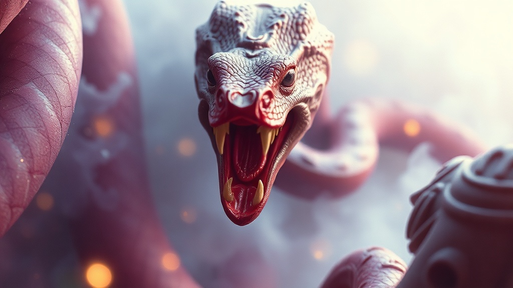 Sonhar com Cobra Vermelha Atacando: Significado Espiritual