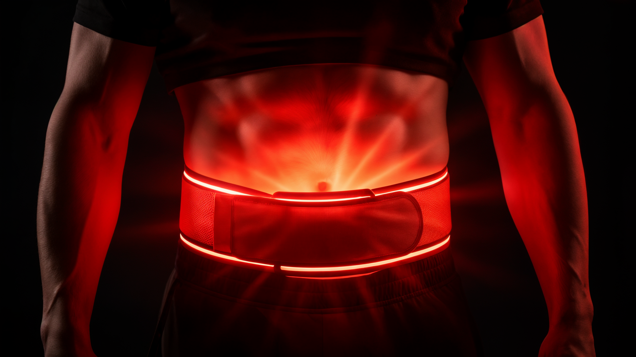 RedLife Pro Belt in use on abdomen