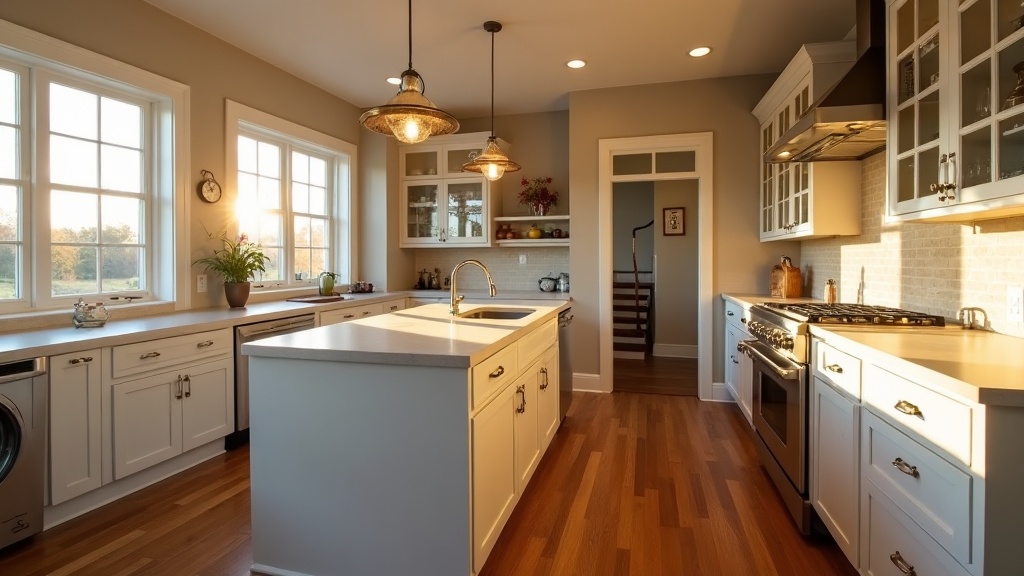 After renovation photo showing the completed modern interior transformation by All Around ConstructionX