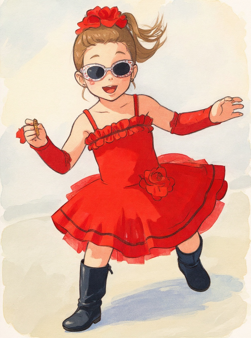 The same photo rendered in the Anime style