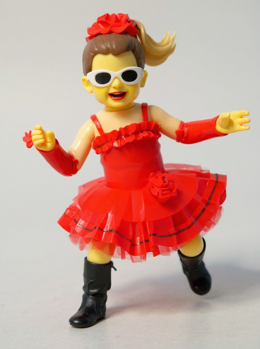 The same photo rendered in the Toy Brick style