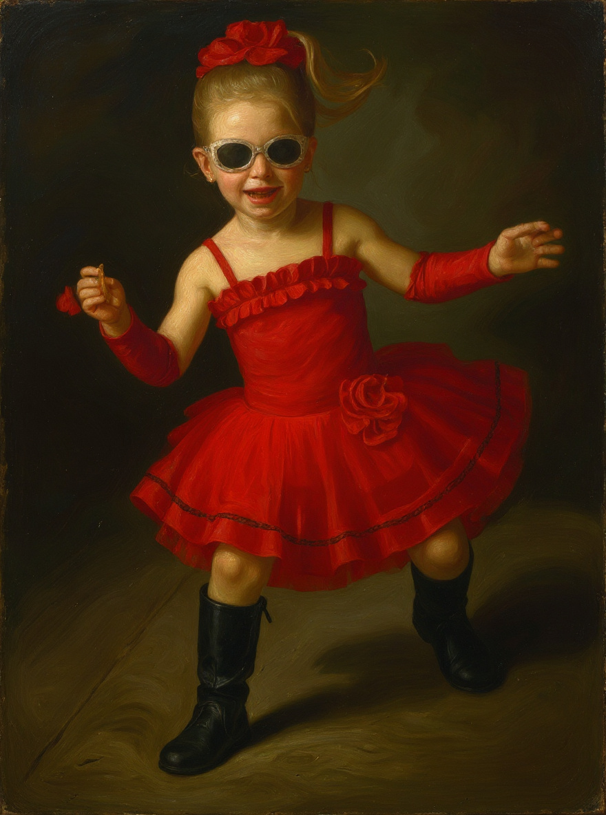 The same photo rendered in the Classic Oil Painting style