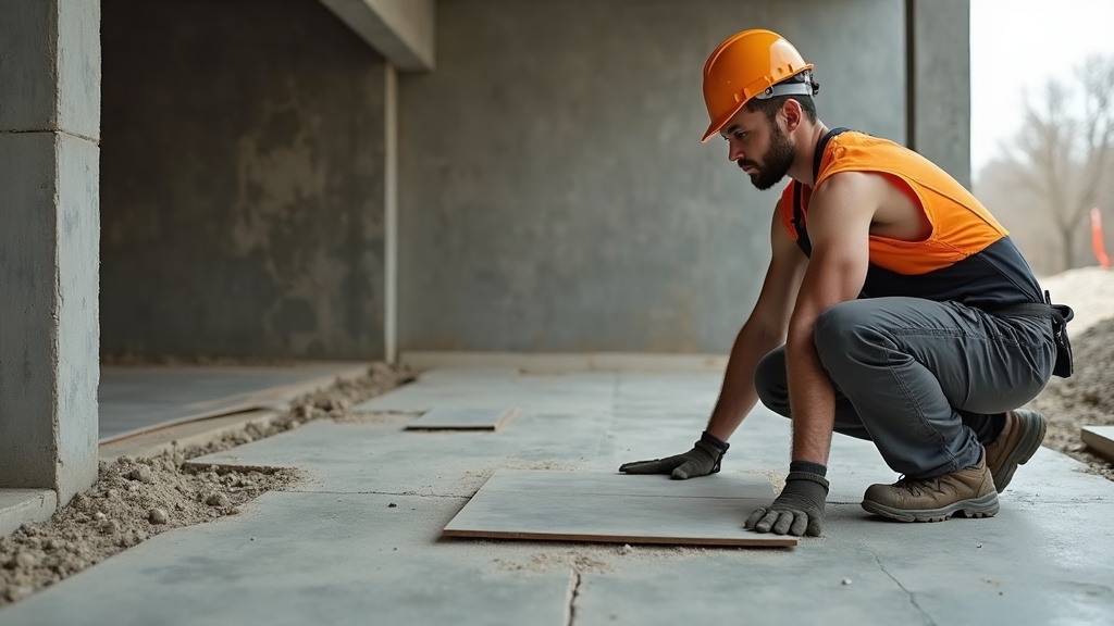 Pantalón workwear resistente en obra de construcción