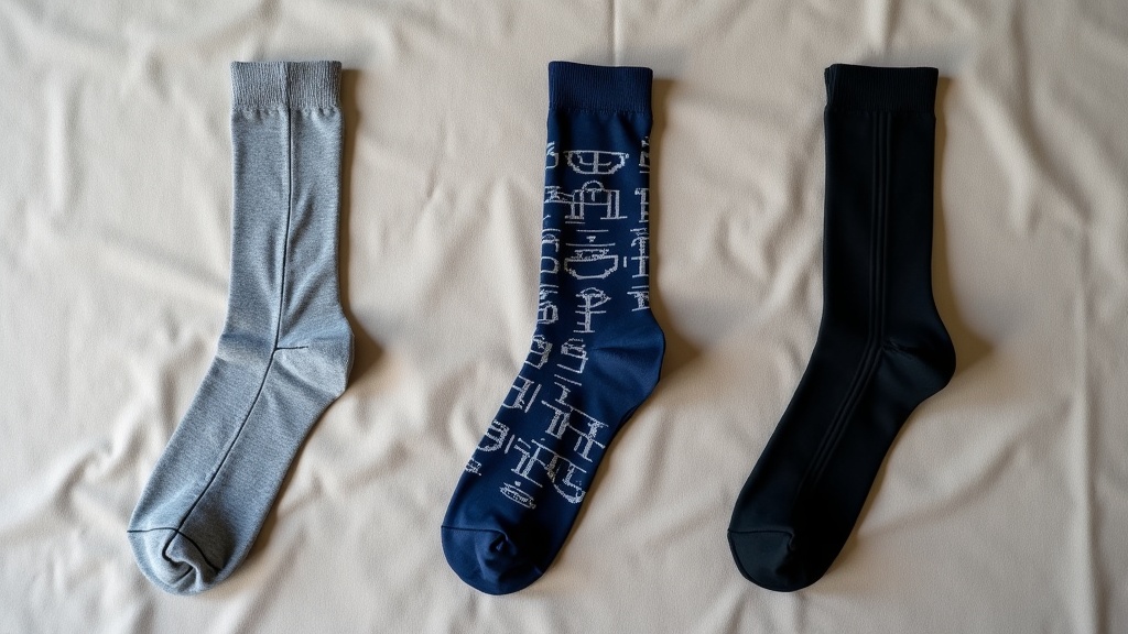 Comparison of three women's compression socks for travel