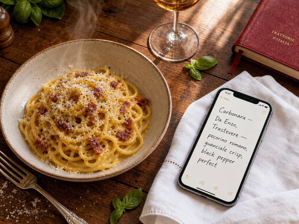 How to Keep a Food Diary for Dining Out: The Personal Culinary Database Guide