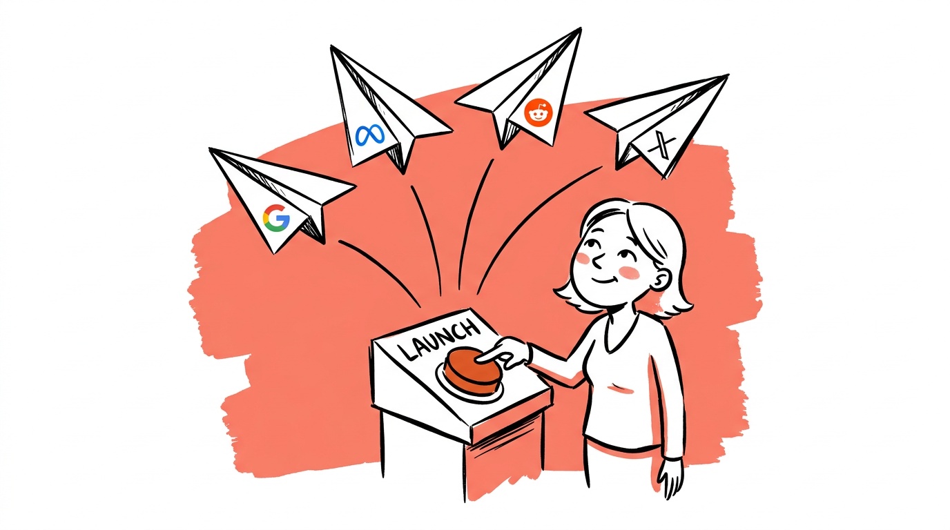 Cover image for You Can Now Launch Ads Directly to Google, Meta, Reddit and X — From One Dashboard
