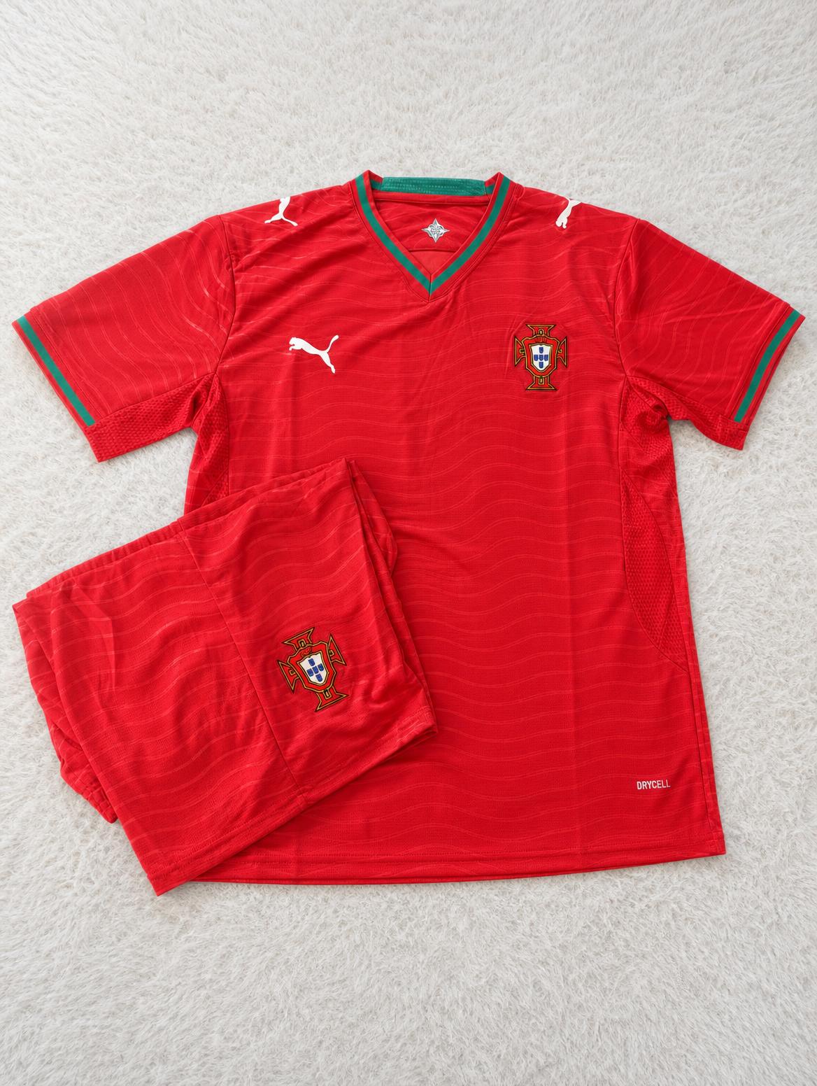Puma Portugal Football Shirt & Shorts Set New