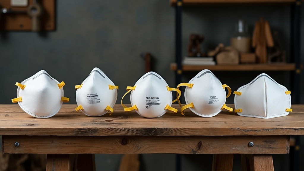 Comparativa de mascarillas respiratorias para construcción
