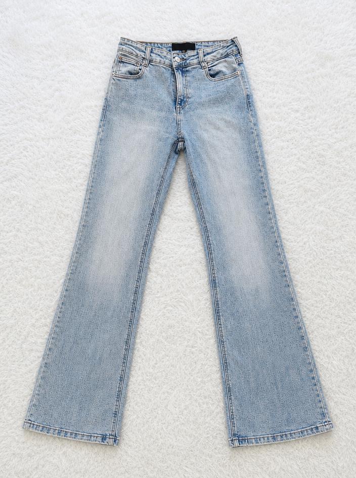 Stradivarius light wash wide-leg jeans EU 36 very good
