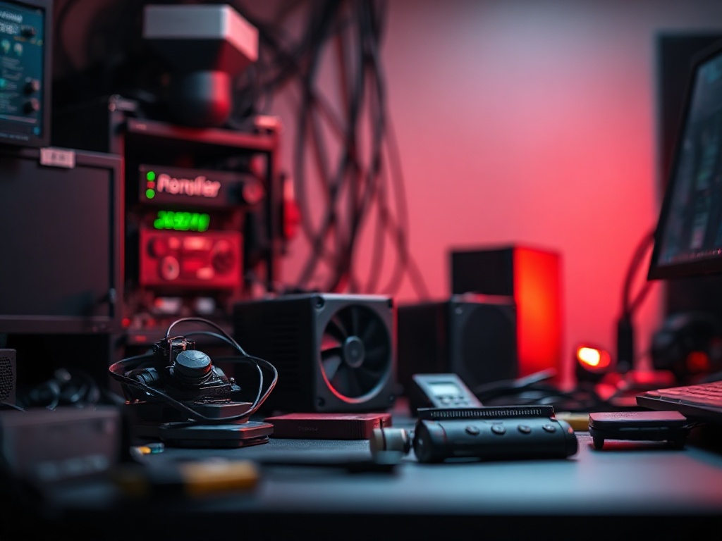 Illustration of hardware components for self-hosting setup emphasizing hardware choices and limitations