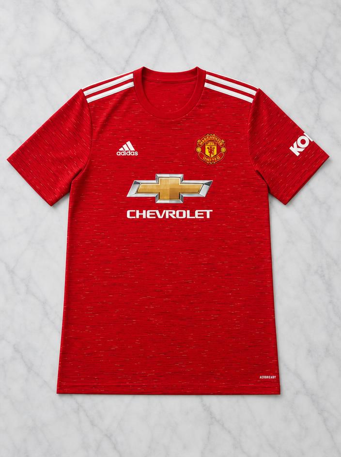 Adidas Manchester United football shirt red Chevrolet Aeroready