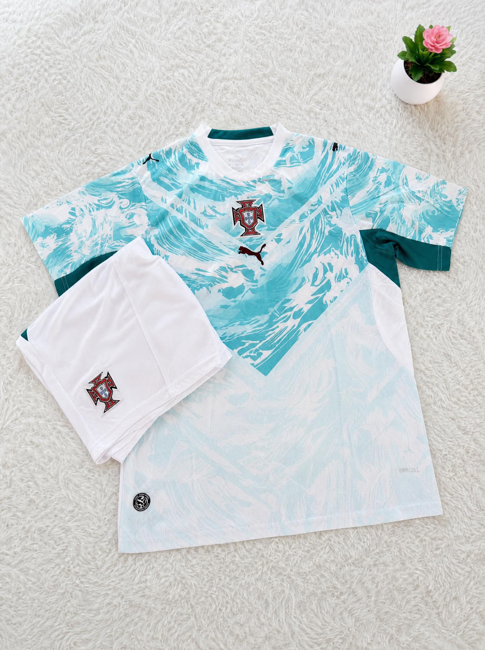 Puma Portugal Football Shirt & Shorts Set New