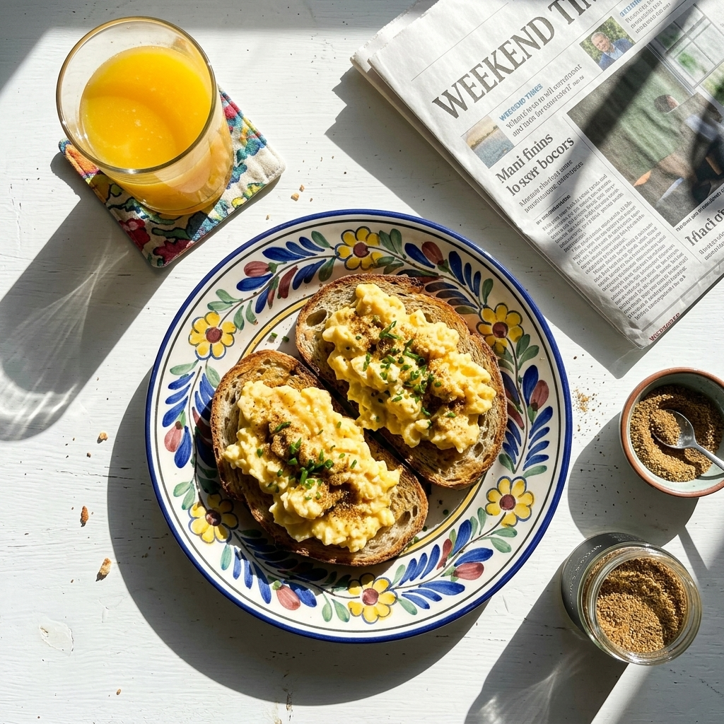 UNU 3 Ways: Eggs, Roasted Veg & Popcorn