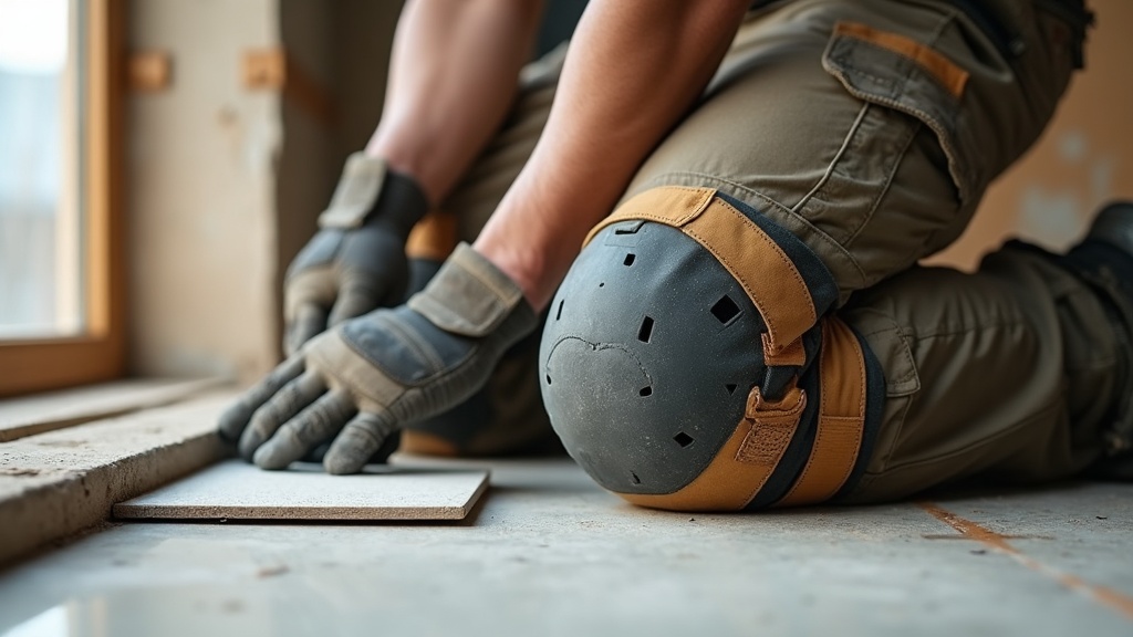 Protección de rodillas en construcción sin pantalón integrado