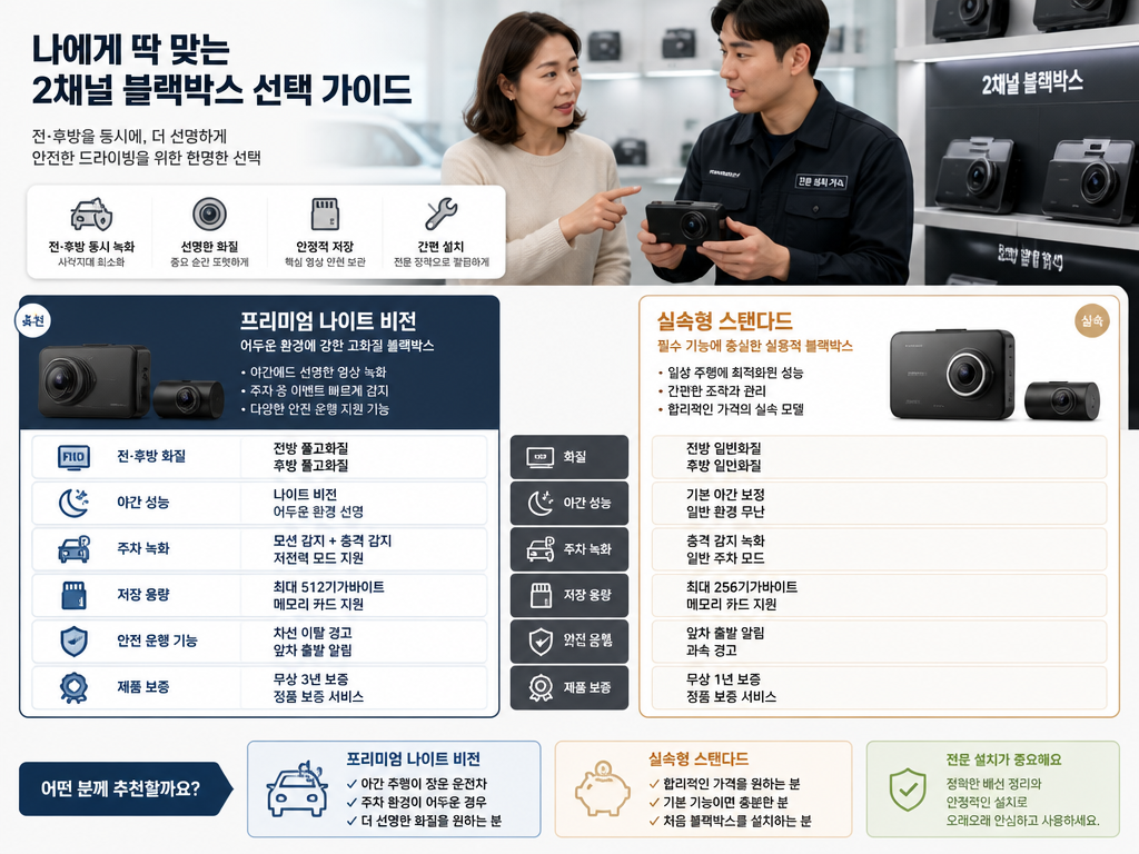 블랙박스 화질, 화소만 보고 샀다가 야간 영상이 뭉개진