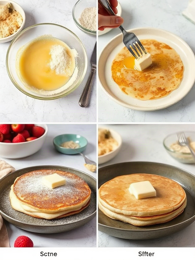 recette pancakes américains preparation