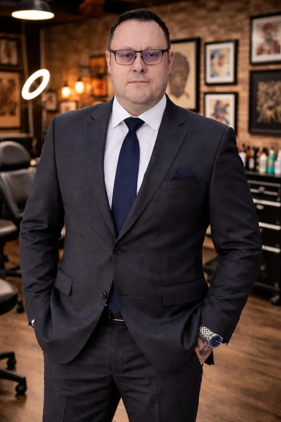 Tätowierer Paderborn: Porträt von Inh. TattooBob29 bei Skin Hunter Tattoo