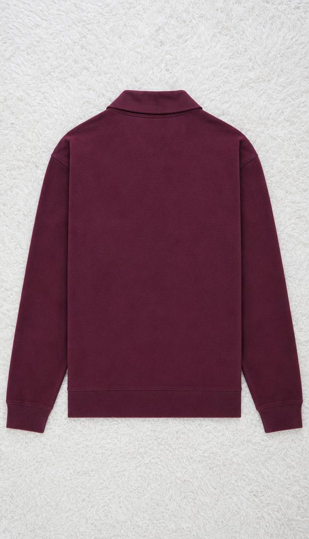 Burgundy Corduroy Overshirt – Long Sleeve Relaxed Fit