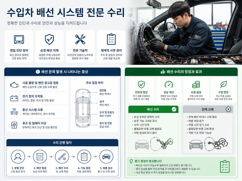 수입차 전장 작업, 실제로 얼마나 걸렸나?