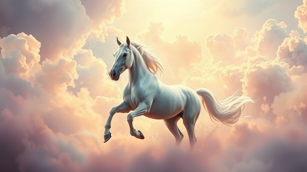 Sonhar com Cavalo Branco Galopando: Simbologia Divina