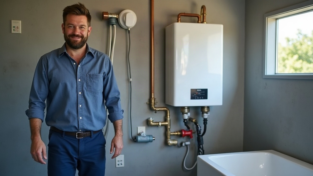 Finished water heater install