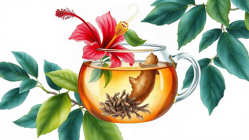 Chá de Hibisco e Gengibre: Receita Passo a Passo
