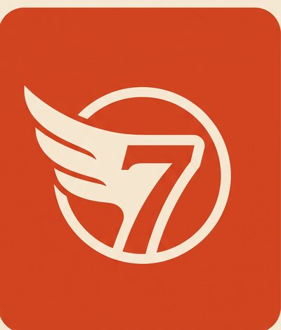 Seven Air wing-and-seven badge
