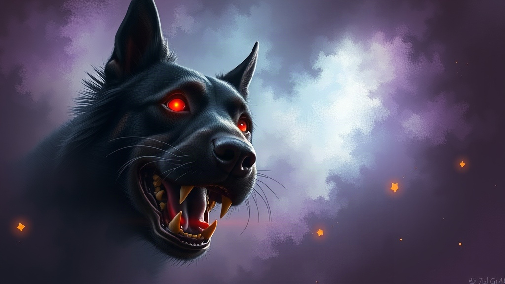 Sonhar com Cachorro Preto Agressivo: Interpretação Espiritual