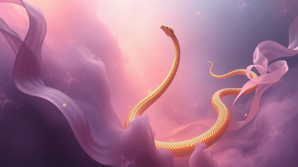 Sonhar com Cobra Dourada: Significado e Transformação