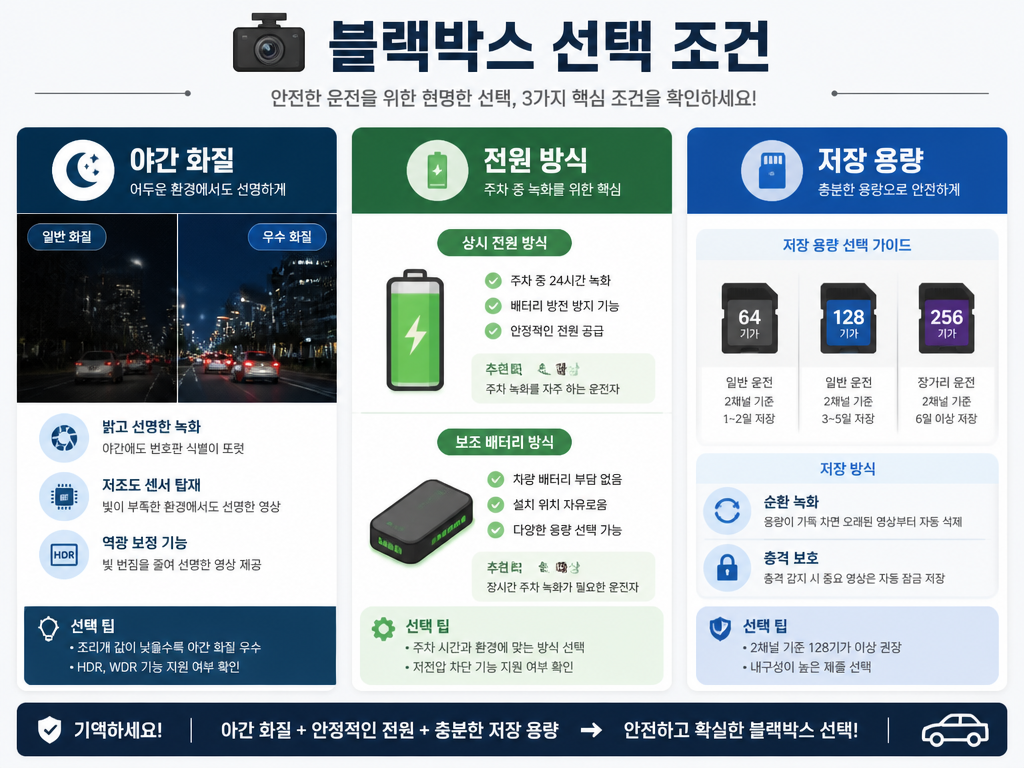 아반떼 블랙박스 1채널 vs 2채널, 달기 전에 알면 