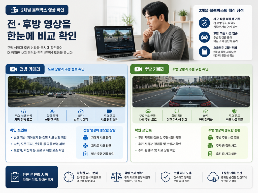 아반떼 블랙박스 1채널 vs 2채널, 달기 전에 알면 