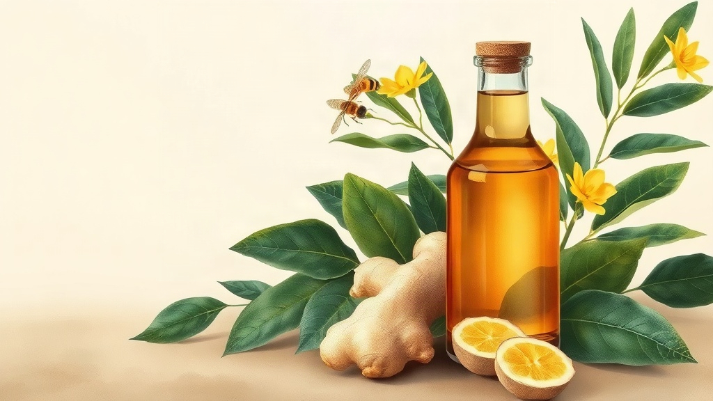Xarope Natural para Imunidade com Gengibre e Própolis