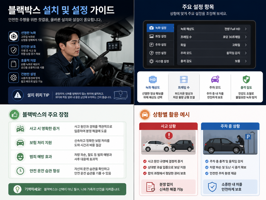 파인뷰 블랙박스 사보고 나서야 알게 된 것들